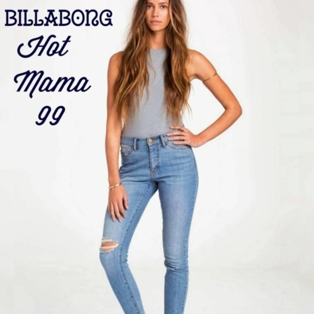 Billabong Hot Mama 99 High Rise Skinny Jeans